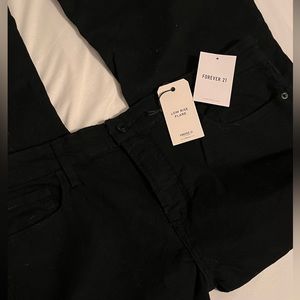 Forever 21 Black Low Rise Jeans, New with Tags
